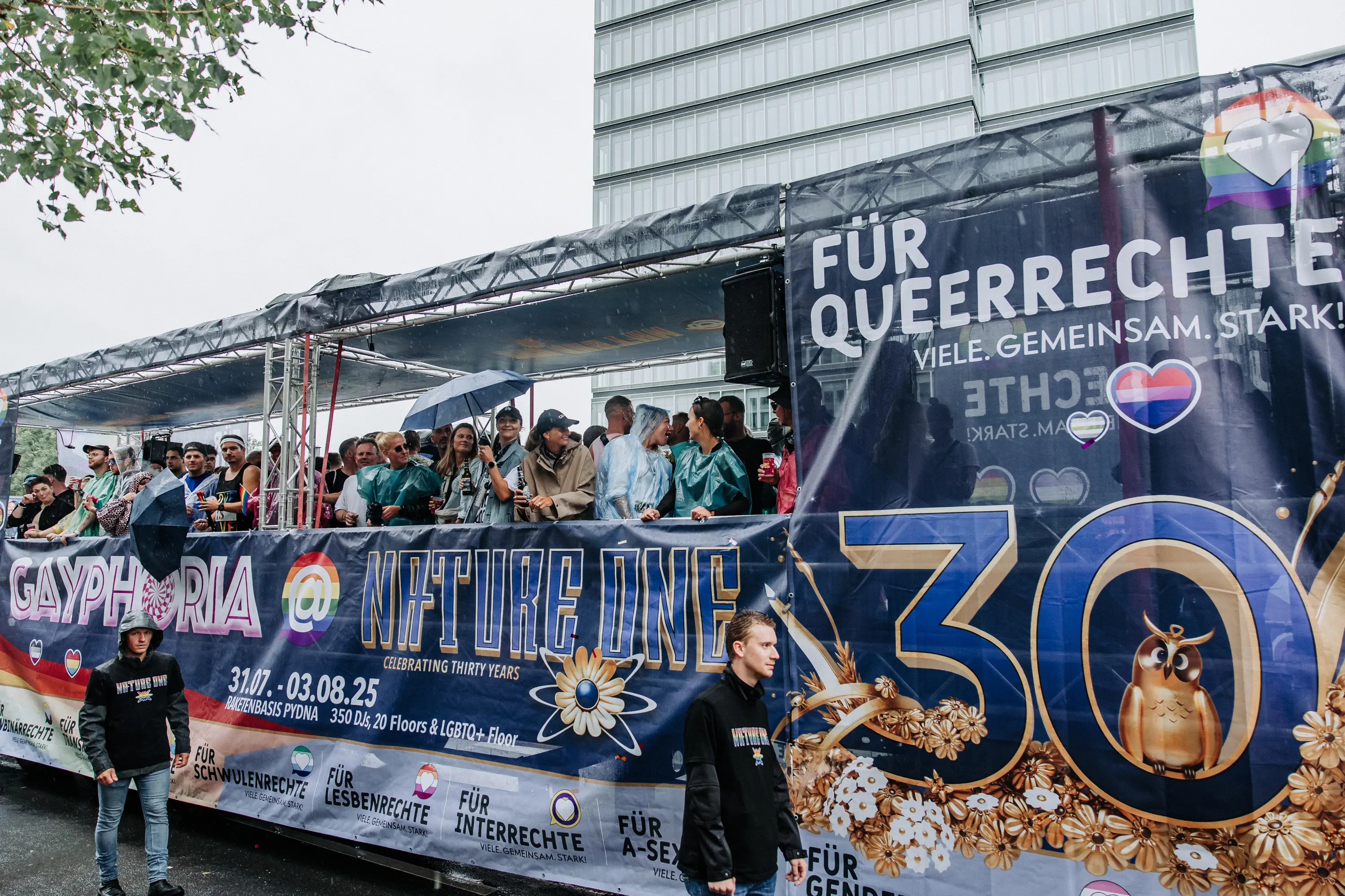 Wagen von Gayphoria Events bei der Cologne-Pride-Parade 2025