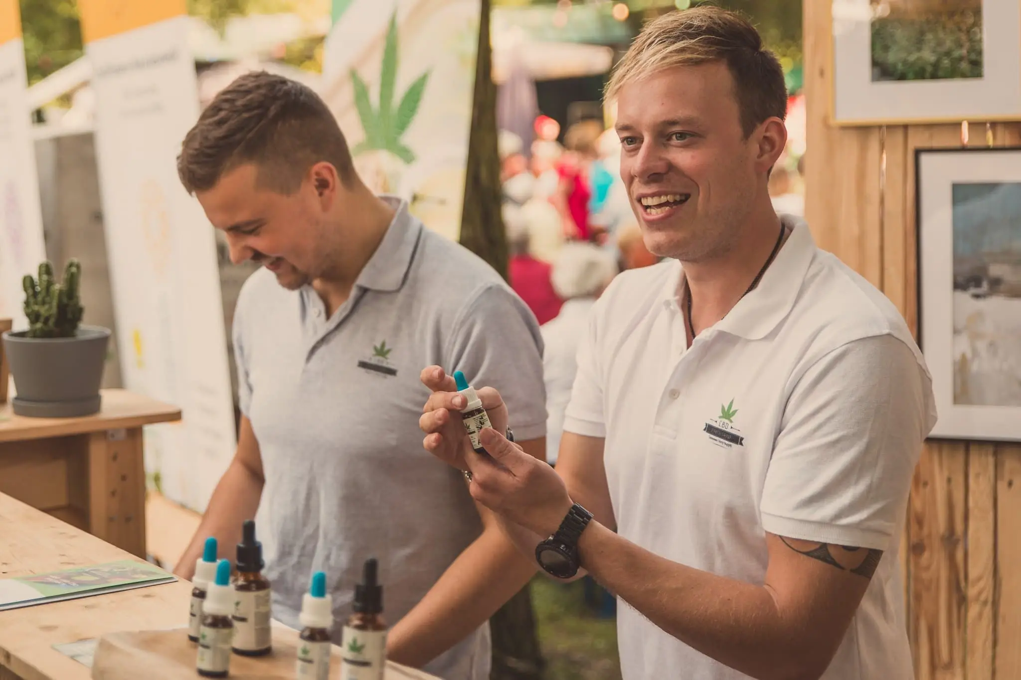 Besucher und Foodtruck-Stände beim Dillikat Festival 2019 im Taxis-Park Dillingen an der Donau