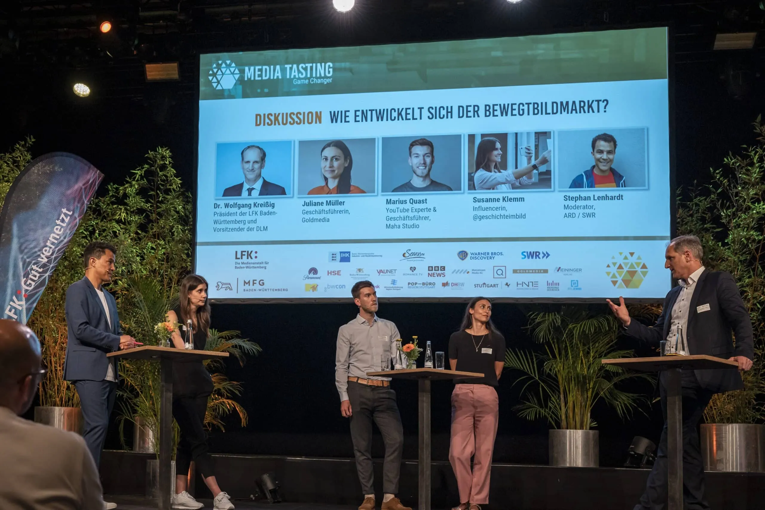 Panel auf dem Fachkongress Media Tasting im Wizemann-Areal Stuttgart