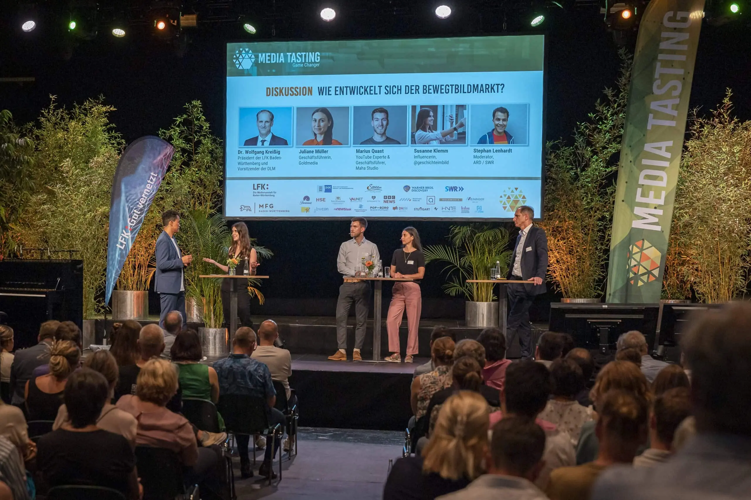 Panel auf dem Fachkongress Media Tasting im Wizemann-Areal Stuttgart