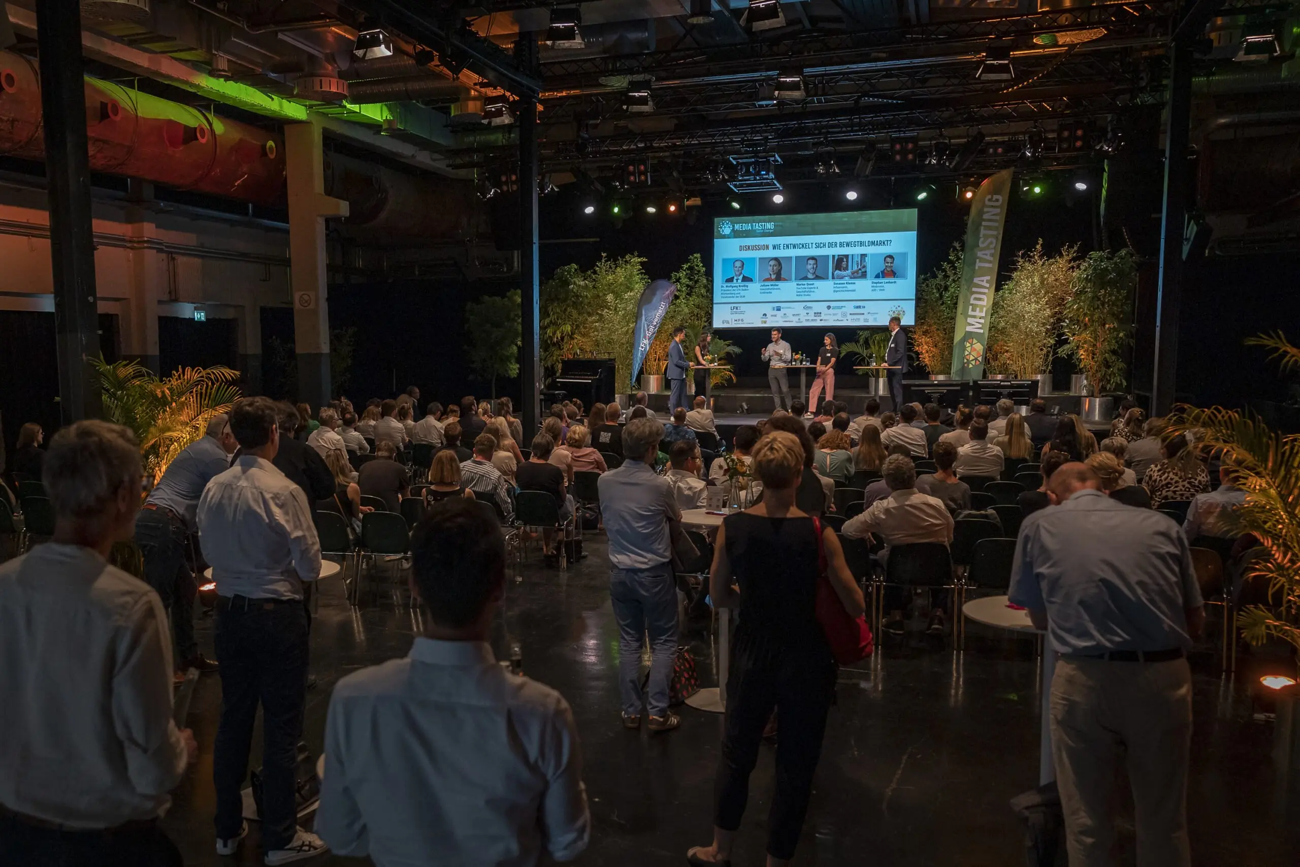 Panel auf dem Fachkongress Media Tasting im Wizemann-Areal Stuttgart
