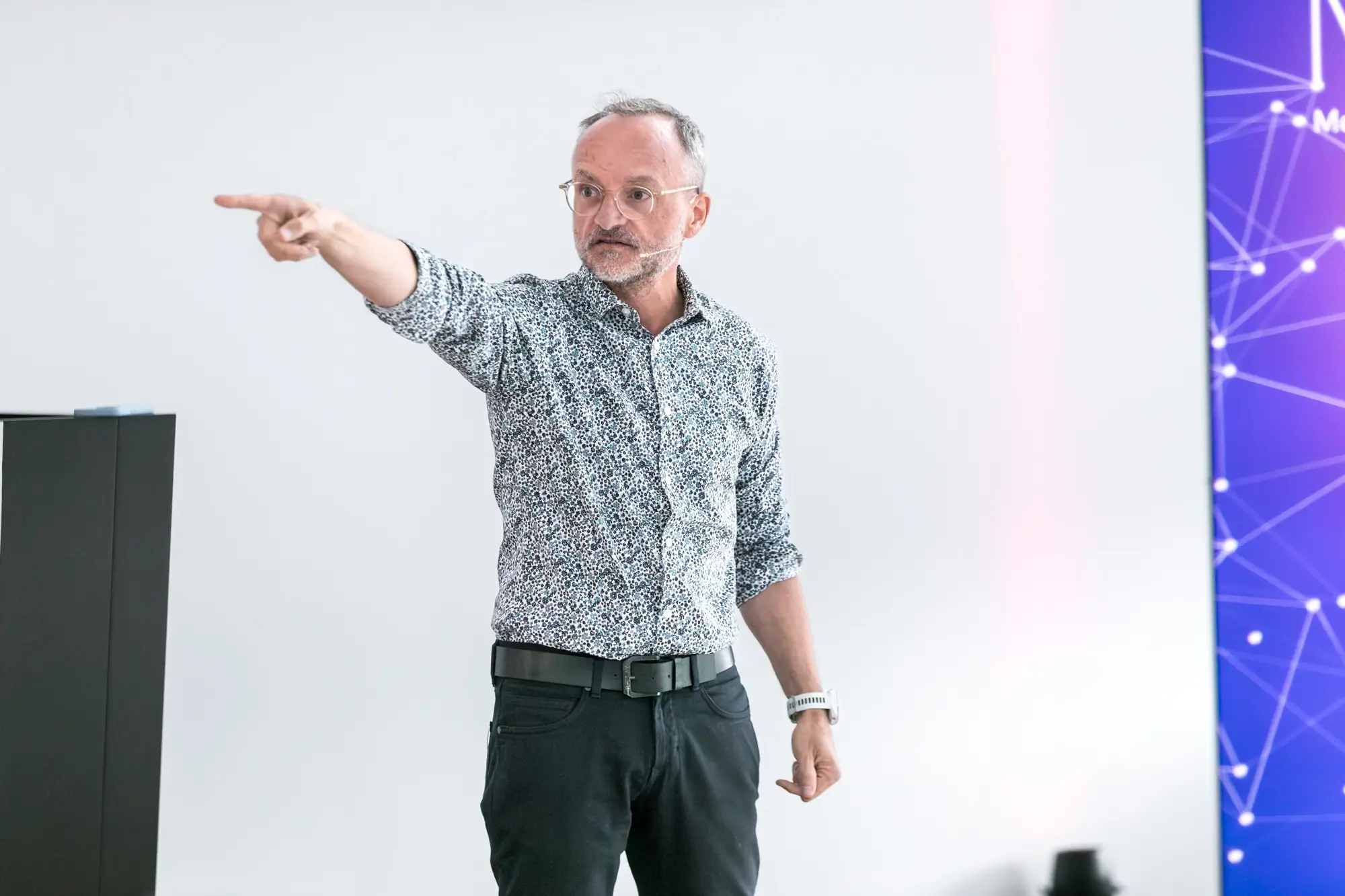 Zukunftsforscher Harry Gatterer während seiner Keynote bei der MIN 2026