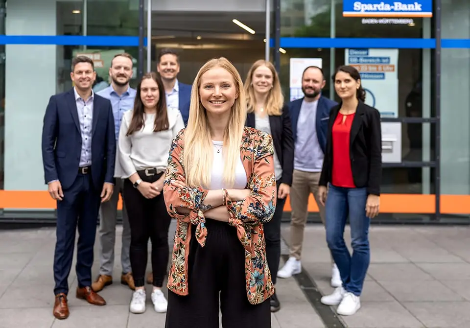 Recruiting-Fotoshoot für Sparda-Bank Baden-Württemberg, fotografiert von Alexander Klarmann
